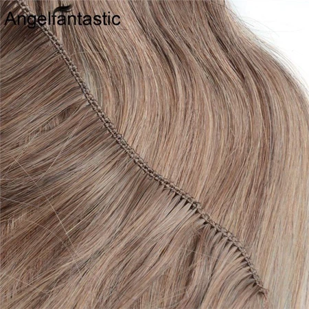 hand tied wefts for thin hair(001)