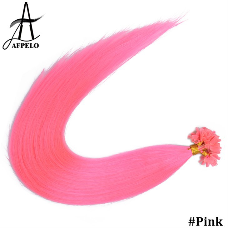 Ružové ľudské vlasy